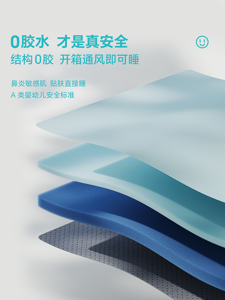 爱舒学生薄垫0胶物理卡扣拼接 关于做0胶学生垫这件事,爱舒的初心一直是守护用户睡眠健康-爱舒床垫 - 来自上海的精致睡眠